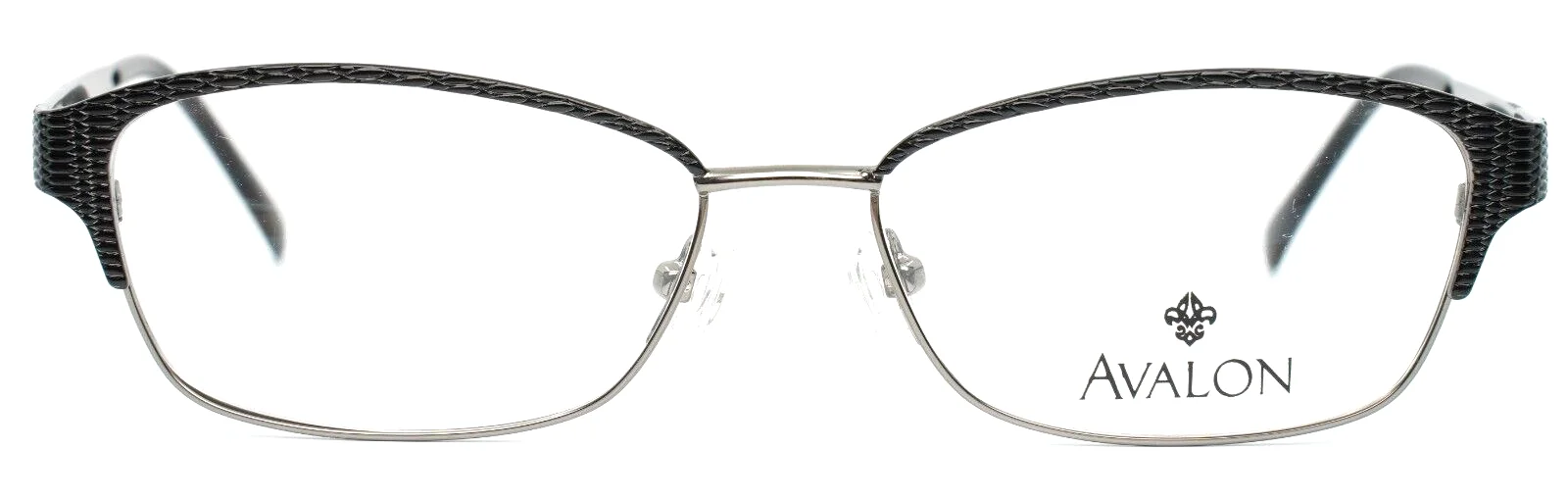 AVALON 5034 Black Gunmetal Womens Cat Eye Full Rim Eyeglasses 54-16-135 B:32 2