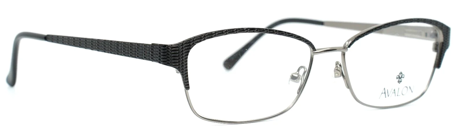 AVALON 5034 Black Gunmetal Womens Cat Eye Full Rim Eyeglasses 54-16-135 B:32 3