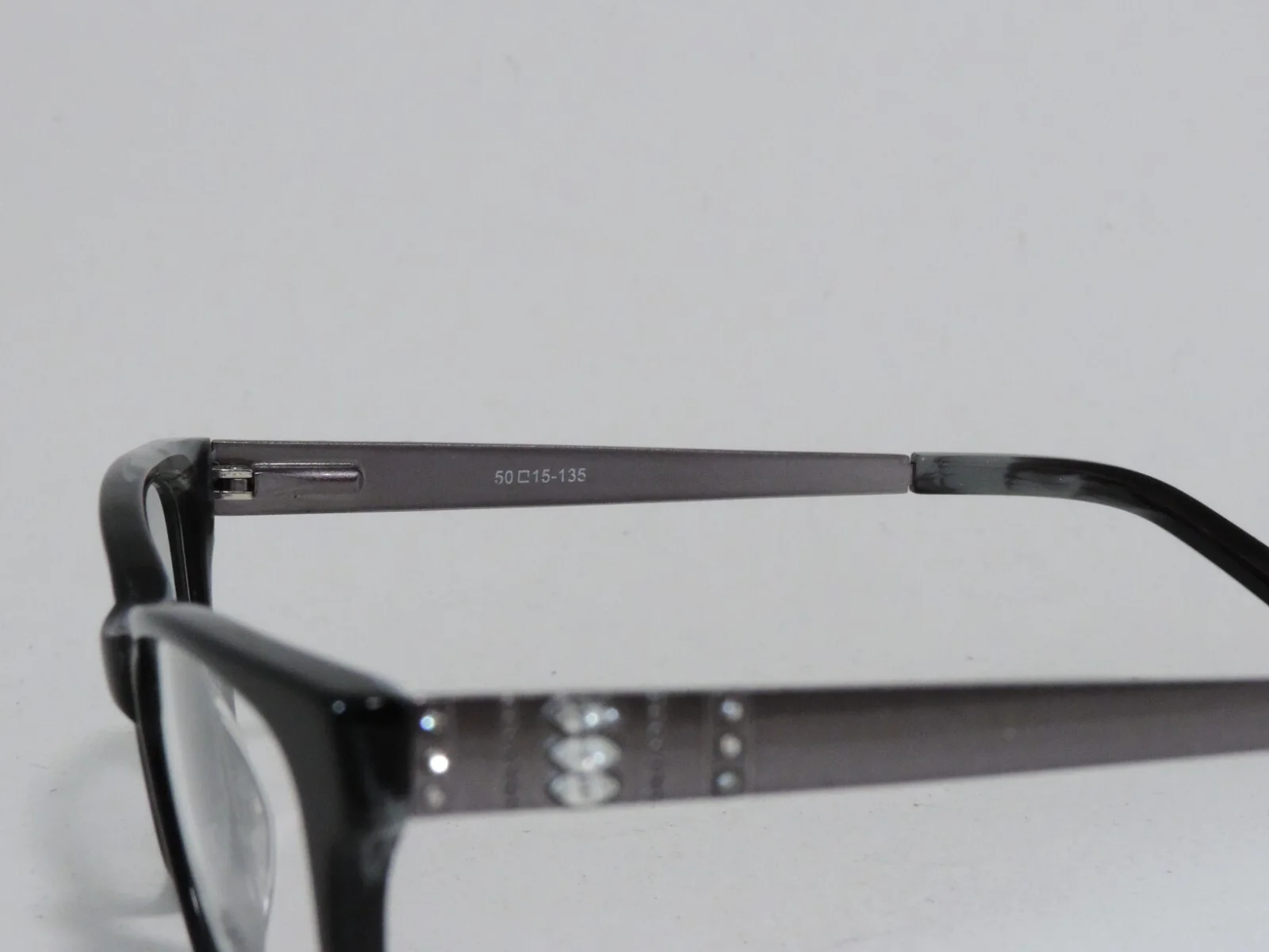 AVALON 5060 FULL RIM EMBELLISHED EYEGLASS FRAMES BLACK 50-15-135 NEW 2