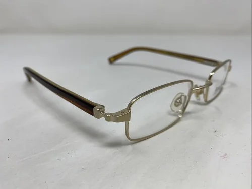 Avalon Brown Metal Full-Rim Eyeglasses FRAMES - AV1846 Natural 50-17-145 3