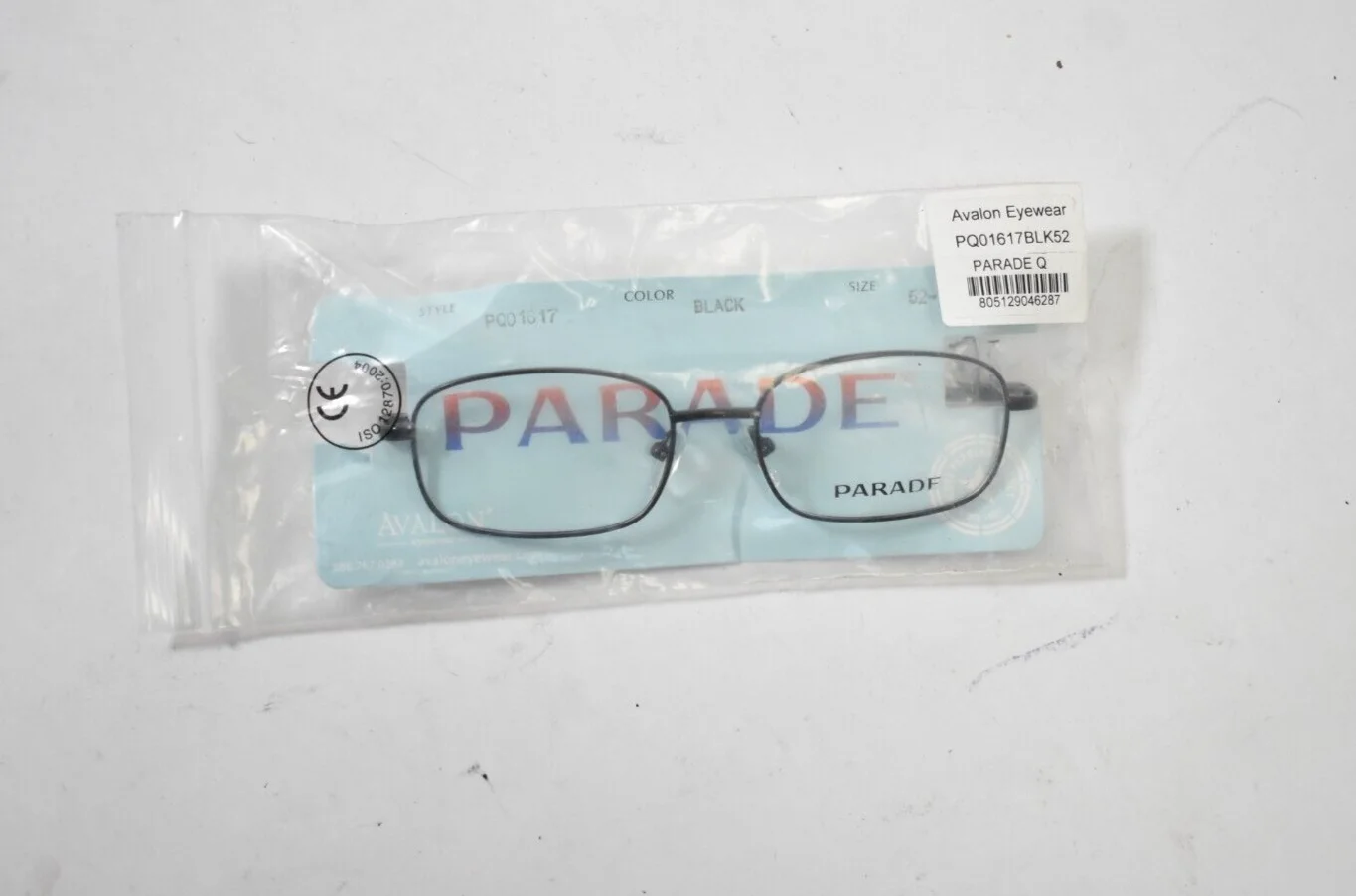 Avalon Eyewear Parade Black Frame eyeglasses Eyewear 54-19-145 1638 Blank Lens 2