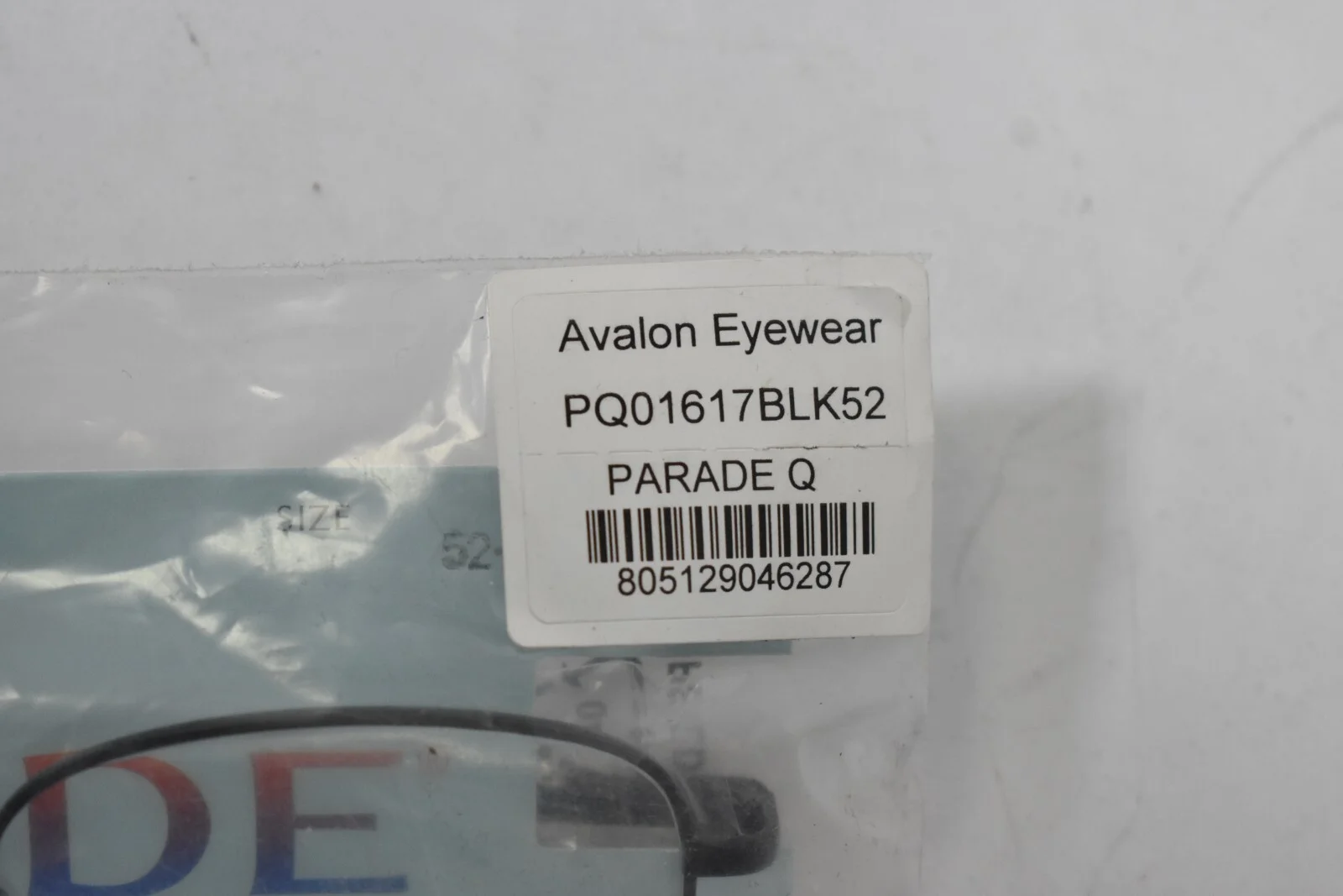 Avalon Eyewear Parade Black Frame eyeglasses Eyewear 54-19-145 1638 Blank Lens 3