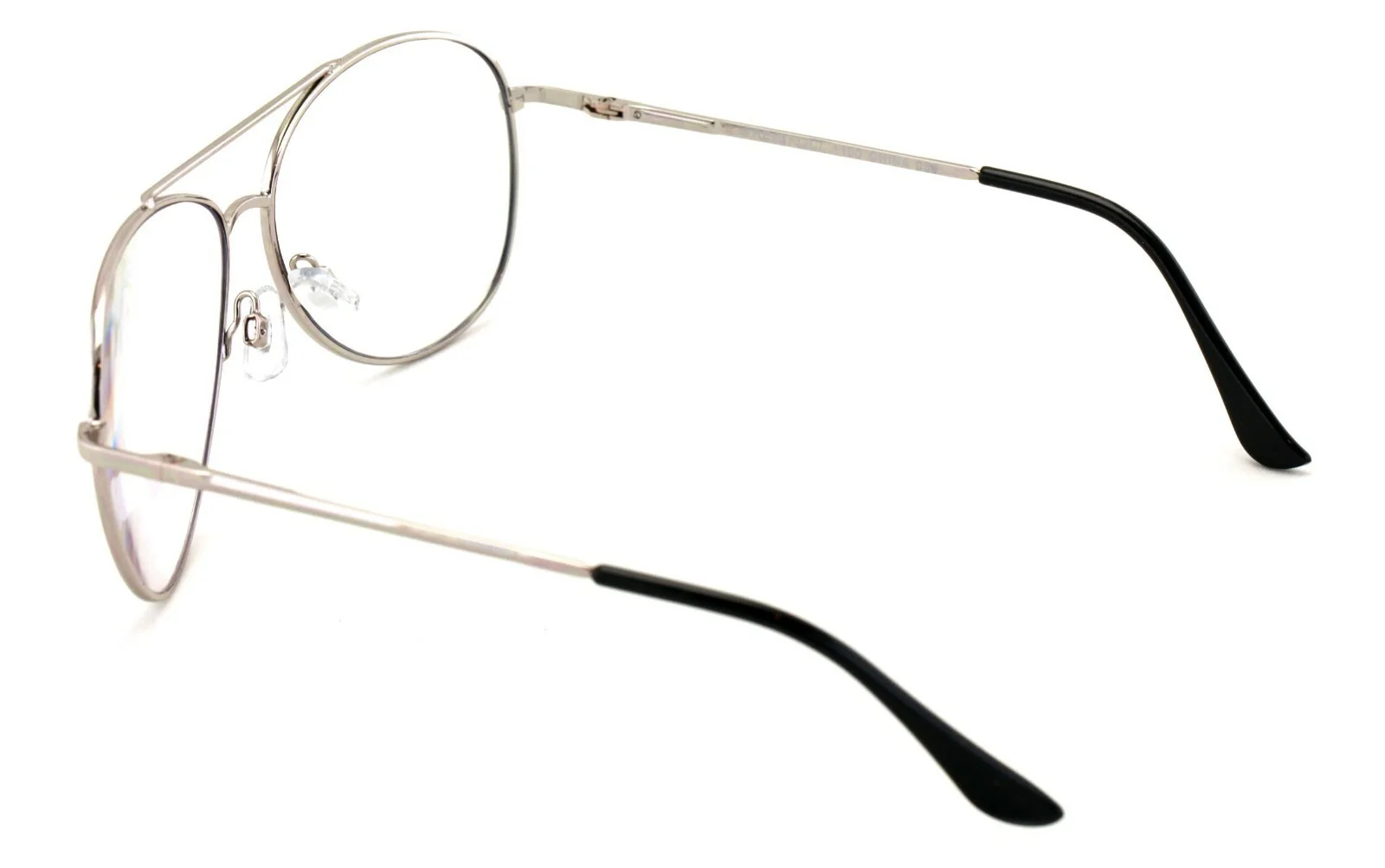 Aviator Progressive Clear Lens No Line Reading Glasses Tri-Focal Reader Spring 3