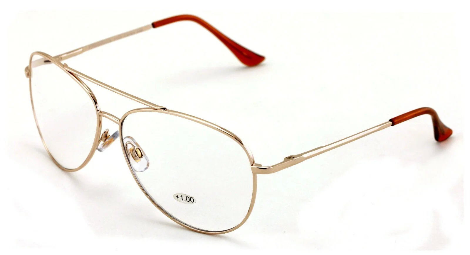 Aviator Progressive Clear Lens No Line Reading Glasses Tri-Focal Reader Spring 4