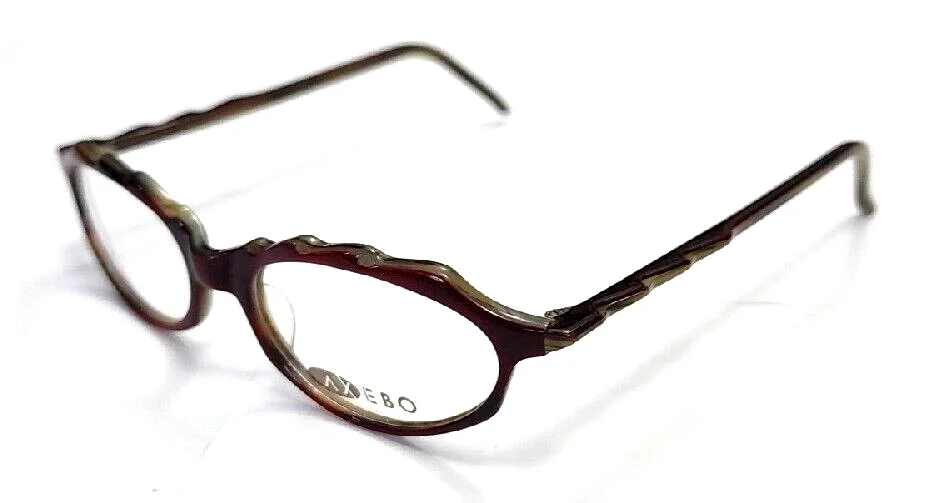 Axebo Nadia SMALL Burgundy Girls Oval Eyeglasses Frames France 48-18 New