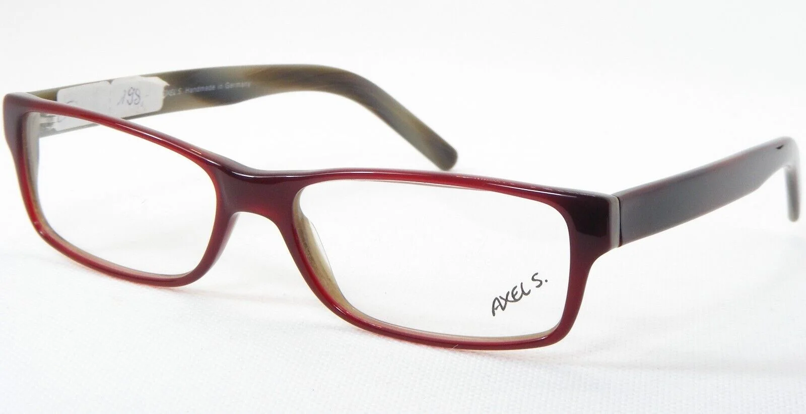 AXEL S. STANFORD 261 804 BURGUNDY /HORN EYEGLASSES GLASSES FRAME 54-20-145mm