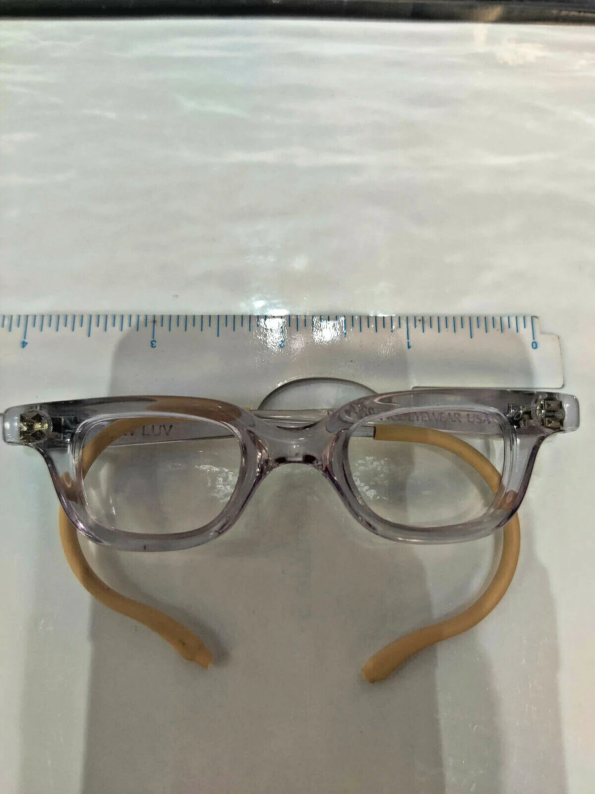 Babie new born eyeglasses Renaissance Small plastic frame New Luv Cable arm 30 2