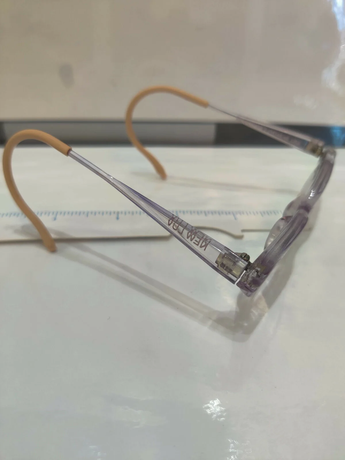 Babie new born eyeglasses Renaissance Small plastic frame New Luv Cable arm 30 3