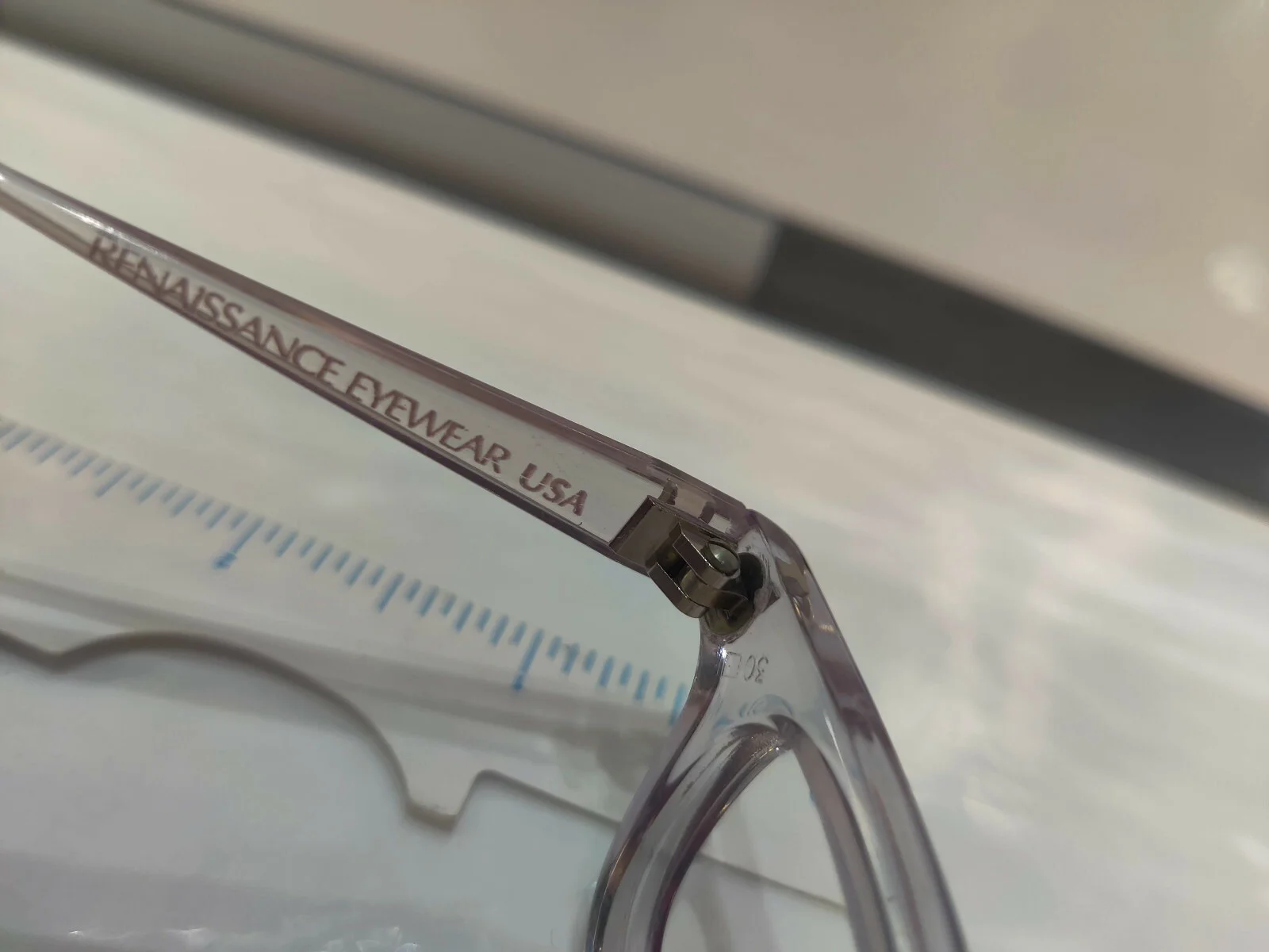 Babie new born eyeglasses Renaissance Small plastic frame New Luv Cable arm 30 4
