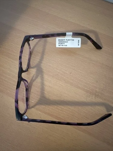 Baby Phat Eyeglasses Frames 267 PURTT 50-16-135 Black/Purple Full Rim BNWT 4