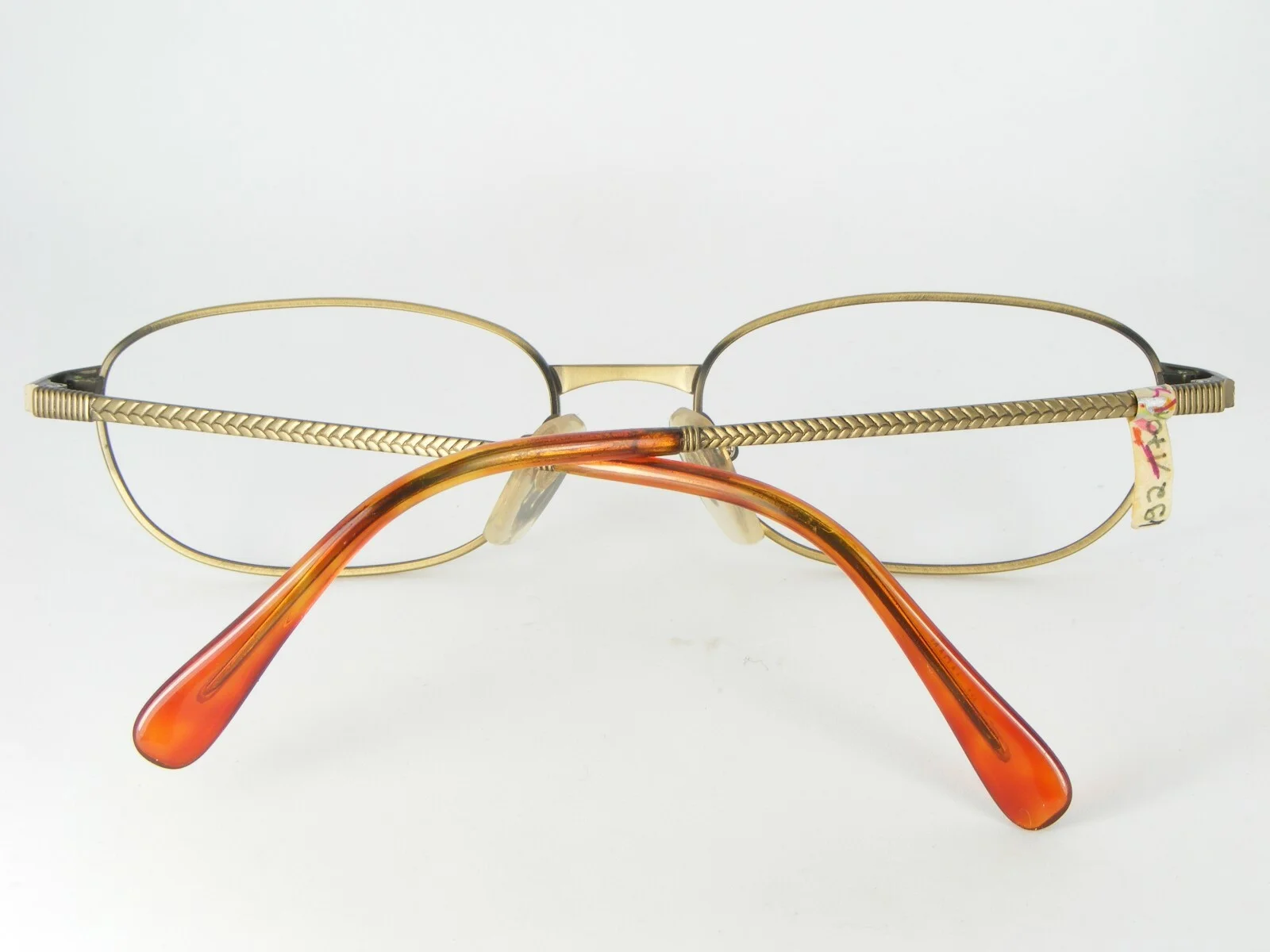 BADA Los Angeles BL870 COL-9 ANTIQUE GOLD EYEGLASSES FRAME 53-16-135mm (NOTES) 3