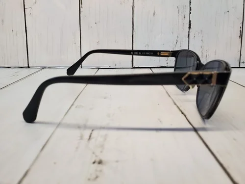 BALMAIN BL1031 01 Eyeglasses Frame France 53-15-135 Black Matte/Gold Fair 2