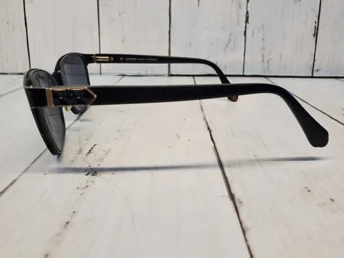 BALMAIN BL1031 01 Eyeglasses Frame France 53-15-135 Black Matte/Gold Fair 3