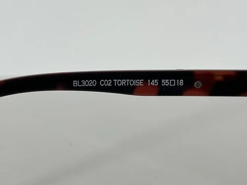 Balmain BL3020 C02 Eyeglasses Frame Tortoise Brown Mens 55-18-145 17453 France 3