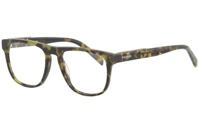 Balmain Eyeglasses BL3059 BL/3059 C03 Khaki Tortoise Full Rim Optical Frame 54mm