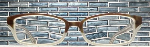 Banana Republic Eyeglass Frames Allegra OJXY Rectangular Lens Brown & Clear