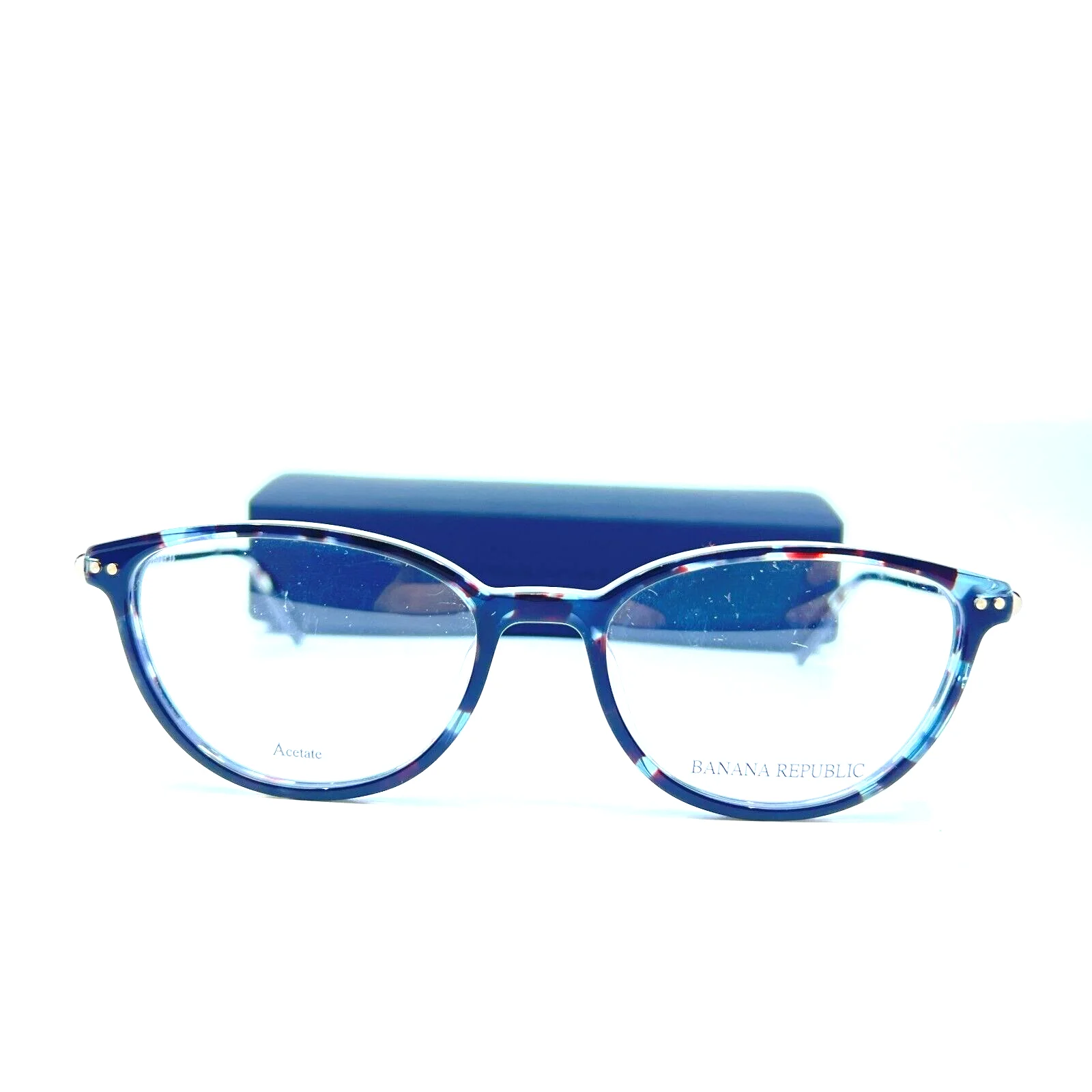 Banana Republic Eyeglasses BR 203 EO3 Black Tortoise Cat Eye Frame 52[]17 135 mm