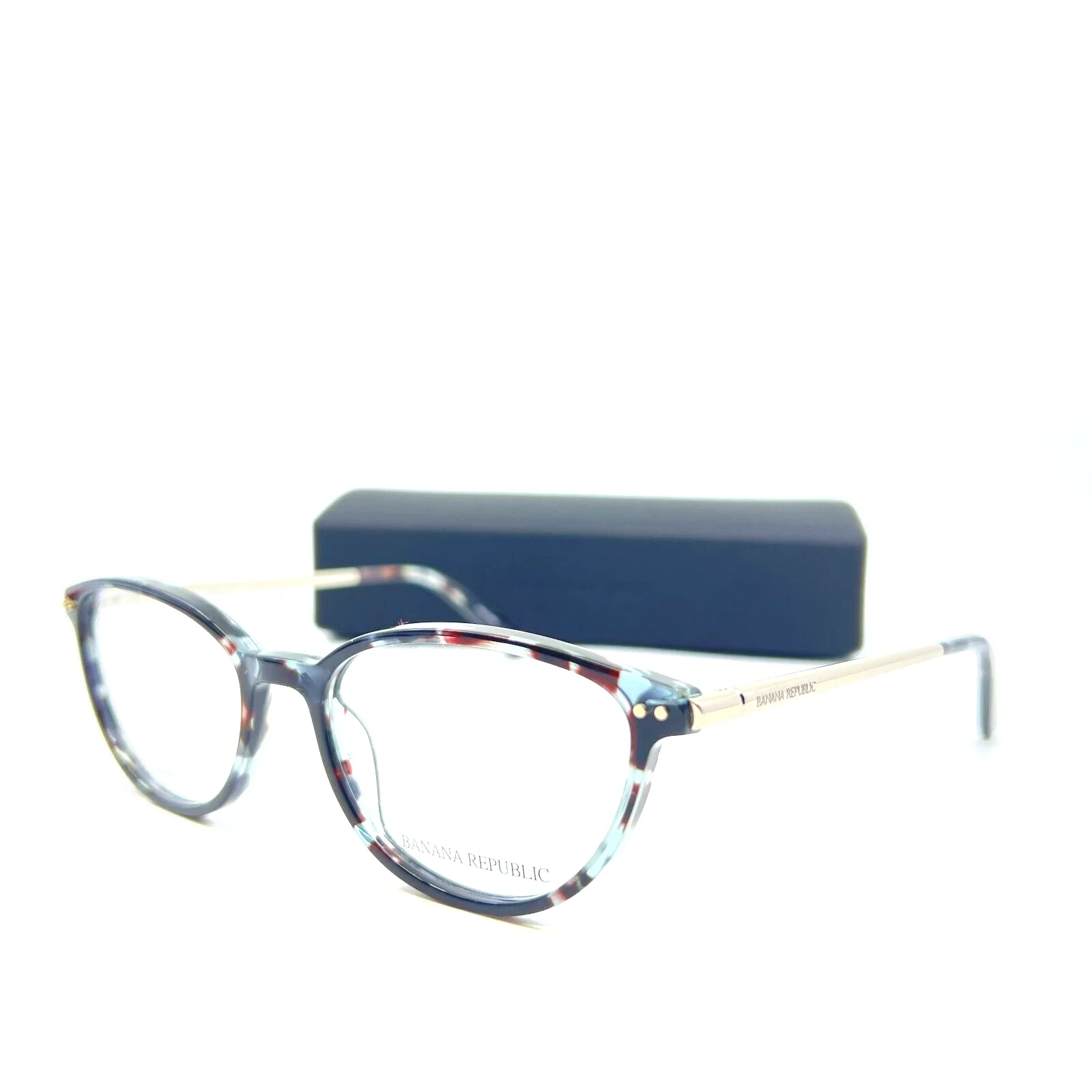 Banana Republic Eyeglasses BR 203 EO3 Black Tortoise Cat Eye Frame 52[]17 135 mm 2