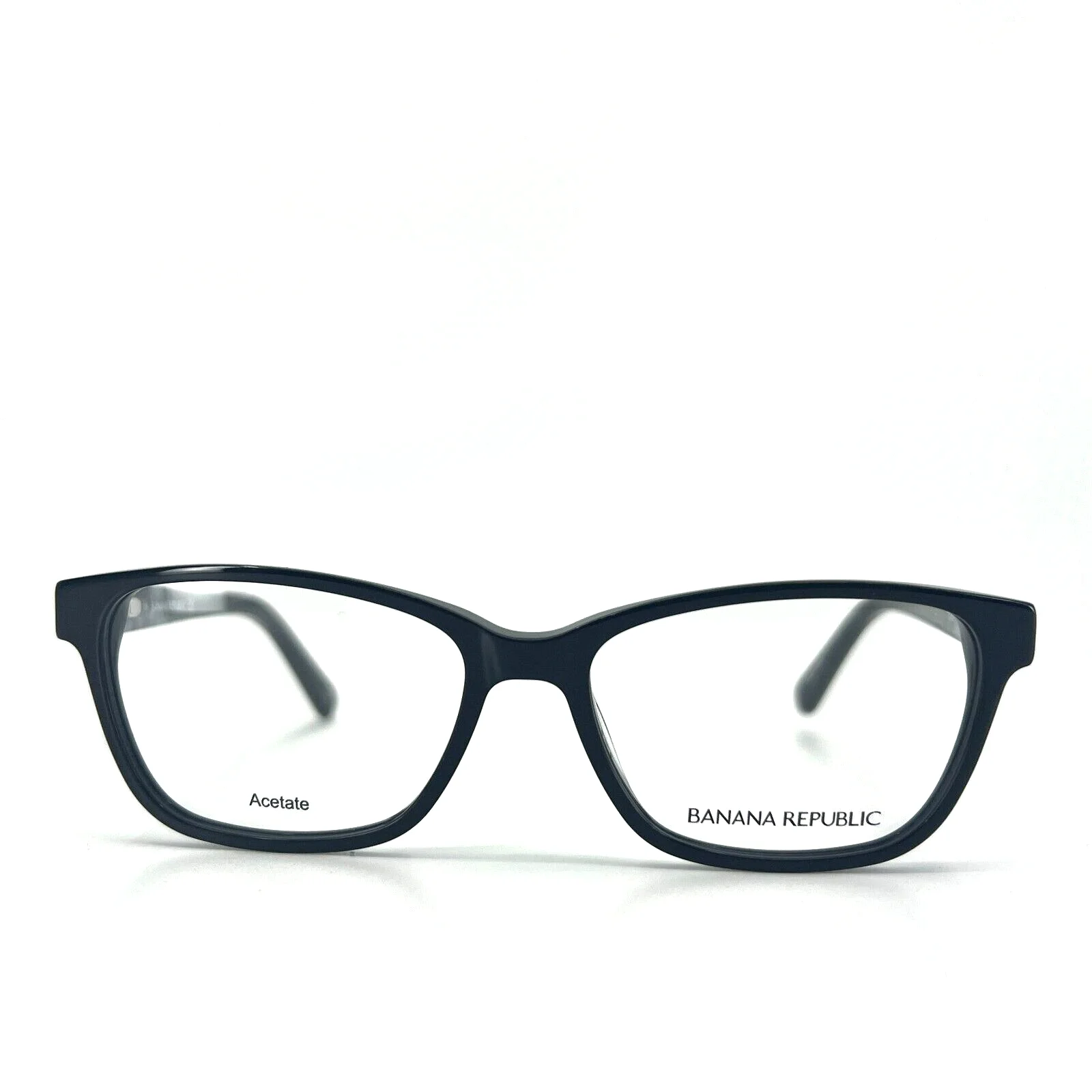 Banana Republic Eyeglasses Clare 807 Black Rectangle Full Rim Frame 53[]15 135 2