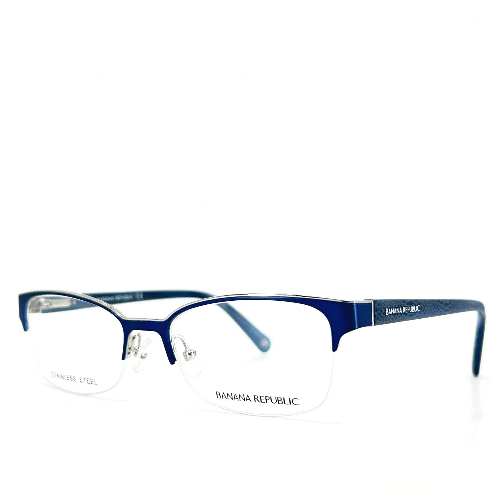 Banana Republic Eyeglasses Elsa 0FLL Blue Rectangular Frames 51[]17 130 mm
