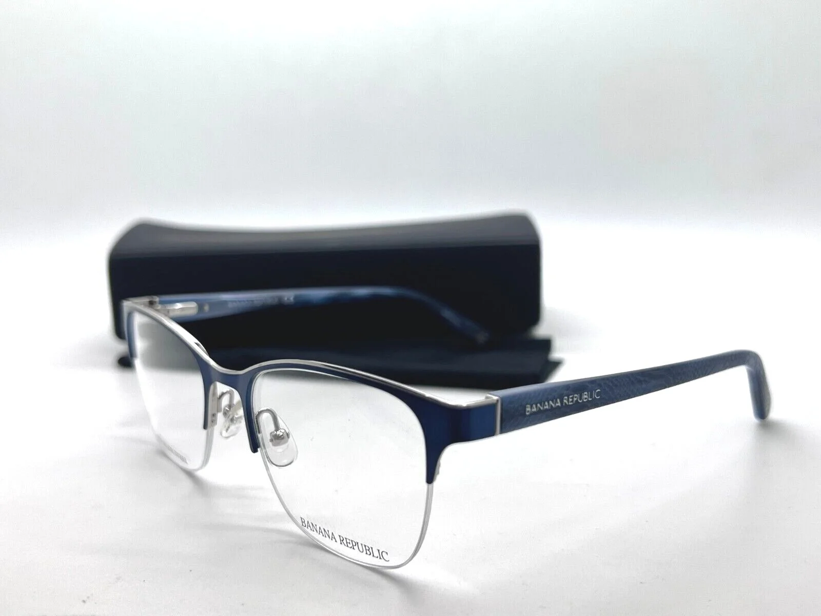 Banana Republic Eyeglasses FAWN FLL MATTE BLUE 51-18-130MM STAINLESS STEEL 3