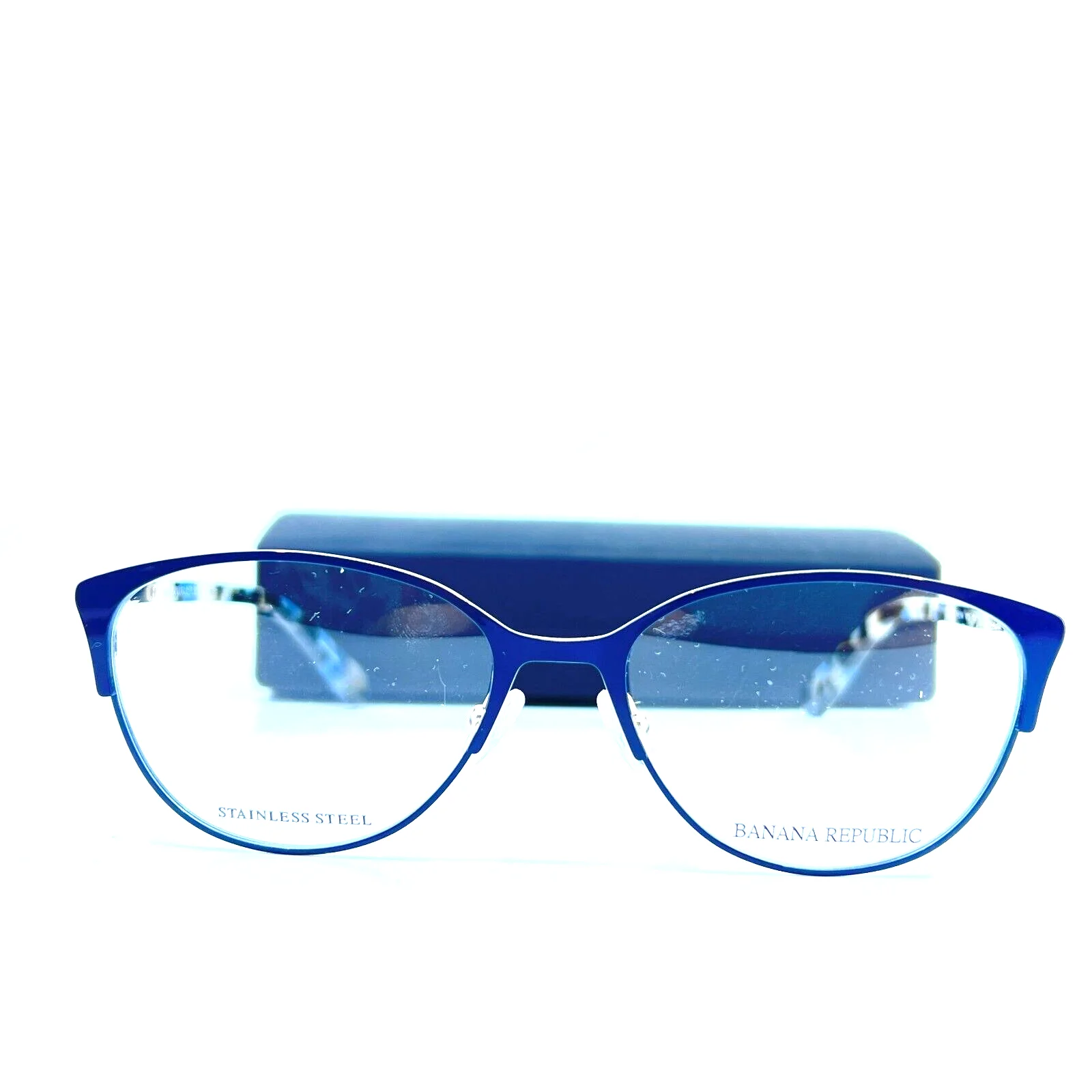Banana Republic Eyeglasses Rayna KY2 Blue Cat Eye Womens Frames 52[]16 135 mm 2