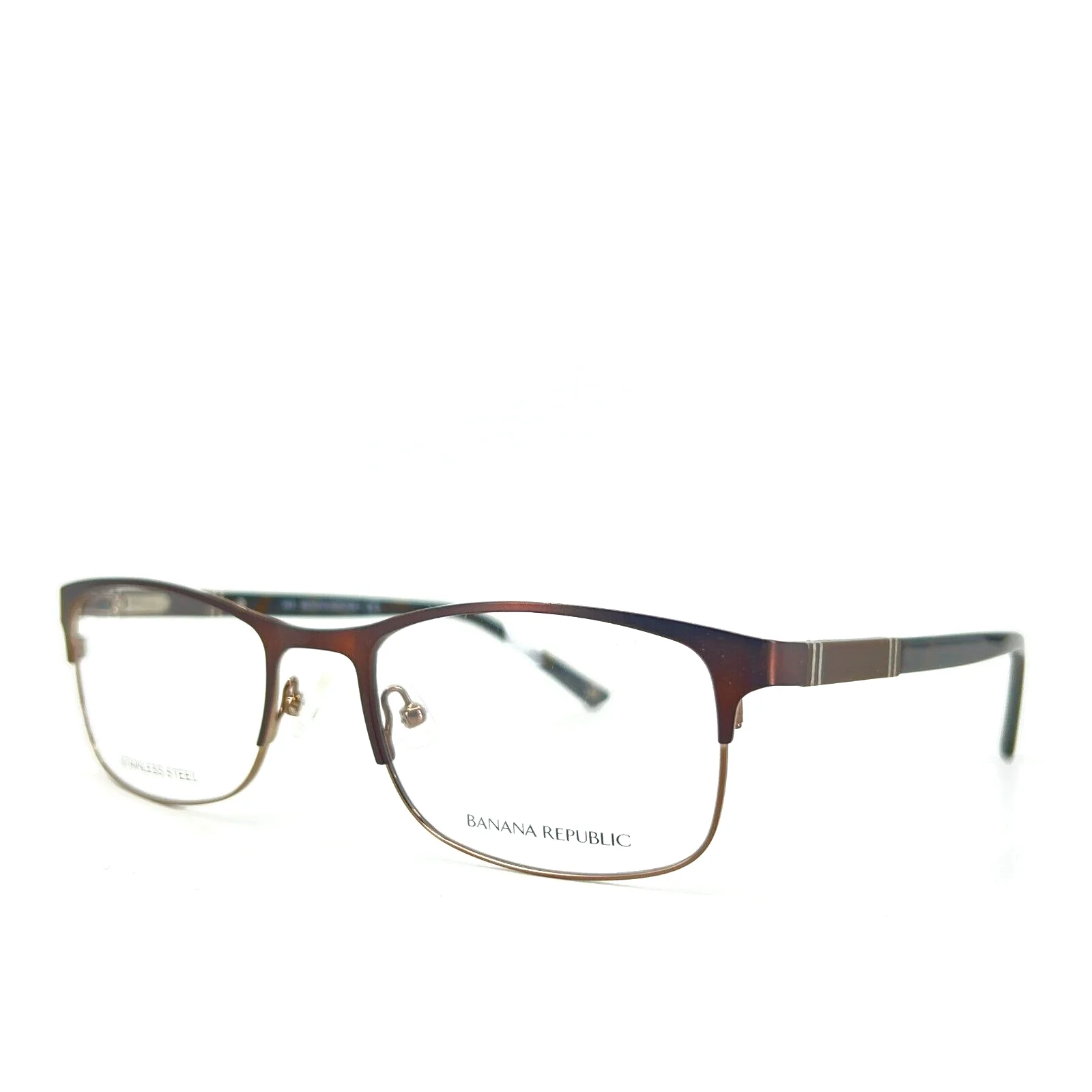 Banana Republic Eyeglasses Roman 04IN Brown Full Rim Frames 54[]19 145 mm