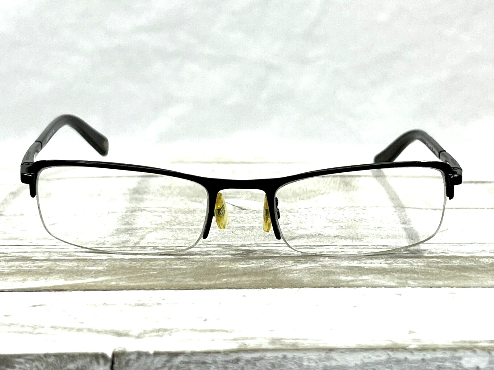Banana Republic Jeremey Mens Half Rim Eyeglass Frames Black 51▯19-140 2