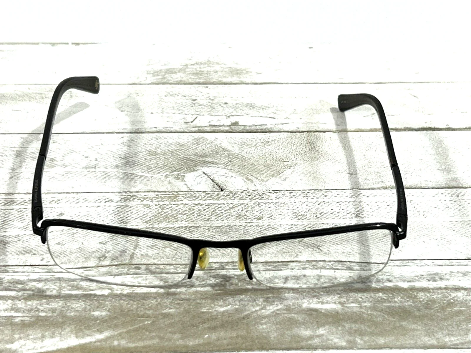 Banana Republic Jeremey Mens Half Rim Eyeglass Frames Black 51▯19-140 3