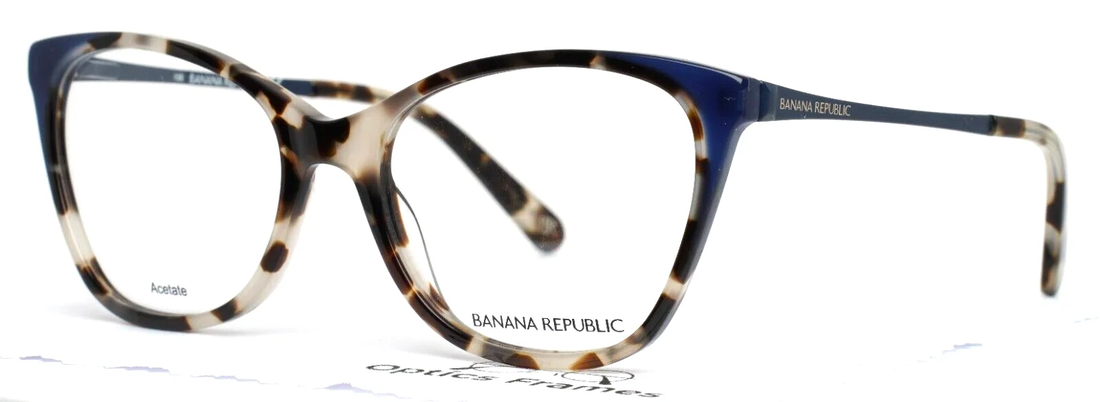 BANANA REPUBLIC Marcia TCB Tortoise Womens Cat Eye Full Rim Eyeglasses 52-18-135