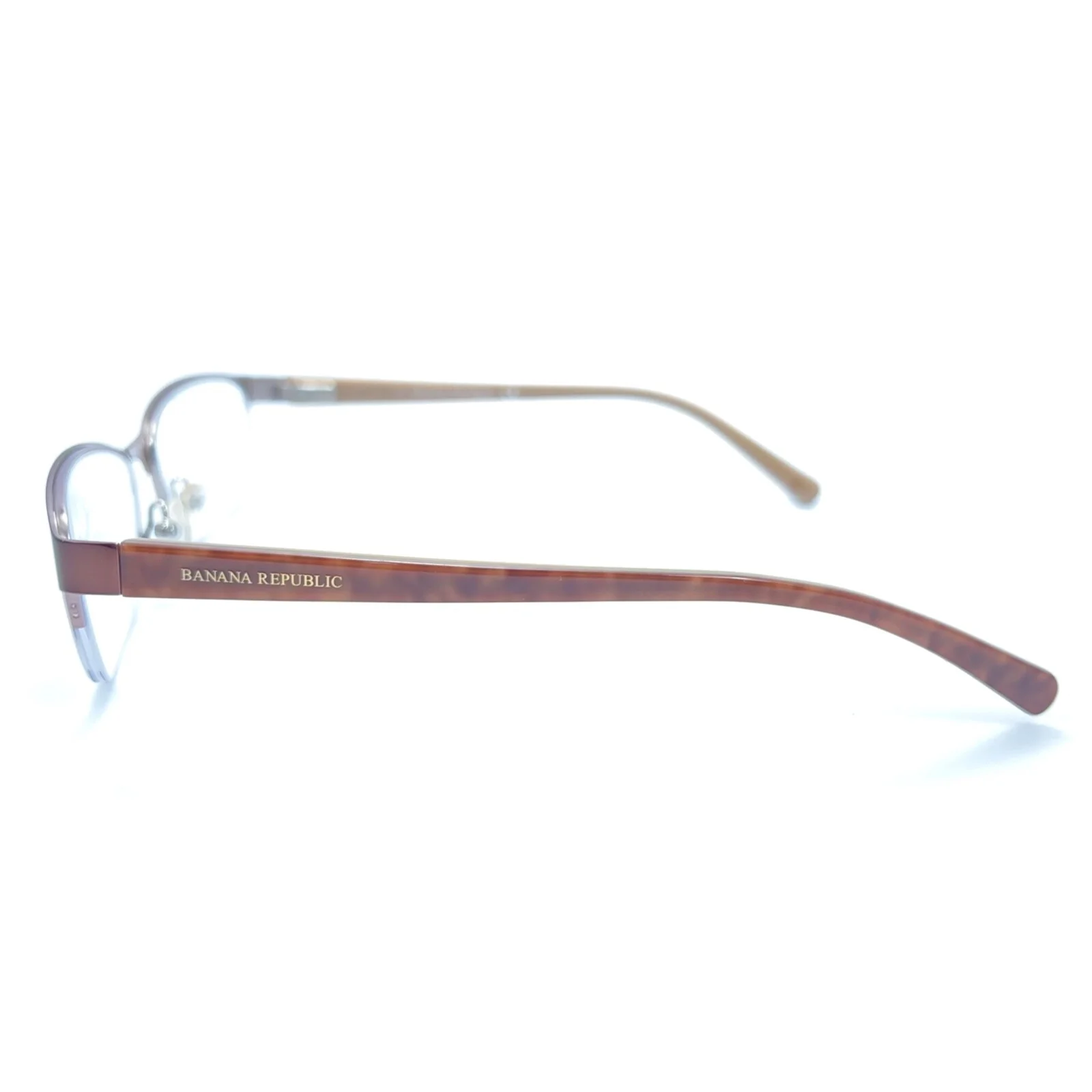 Banana Republic Nanette 0PSE Brown Eyeglasses Frame 53-17-135 Half Rim Eyewear 4