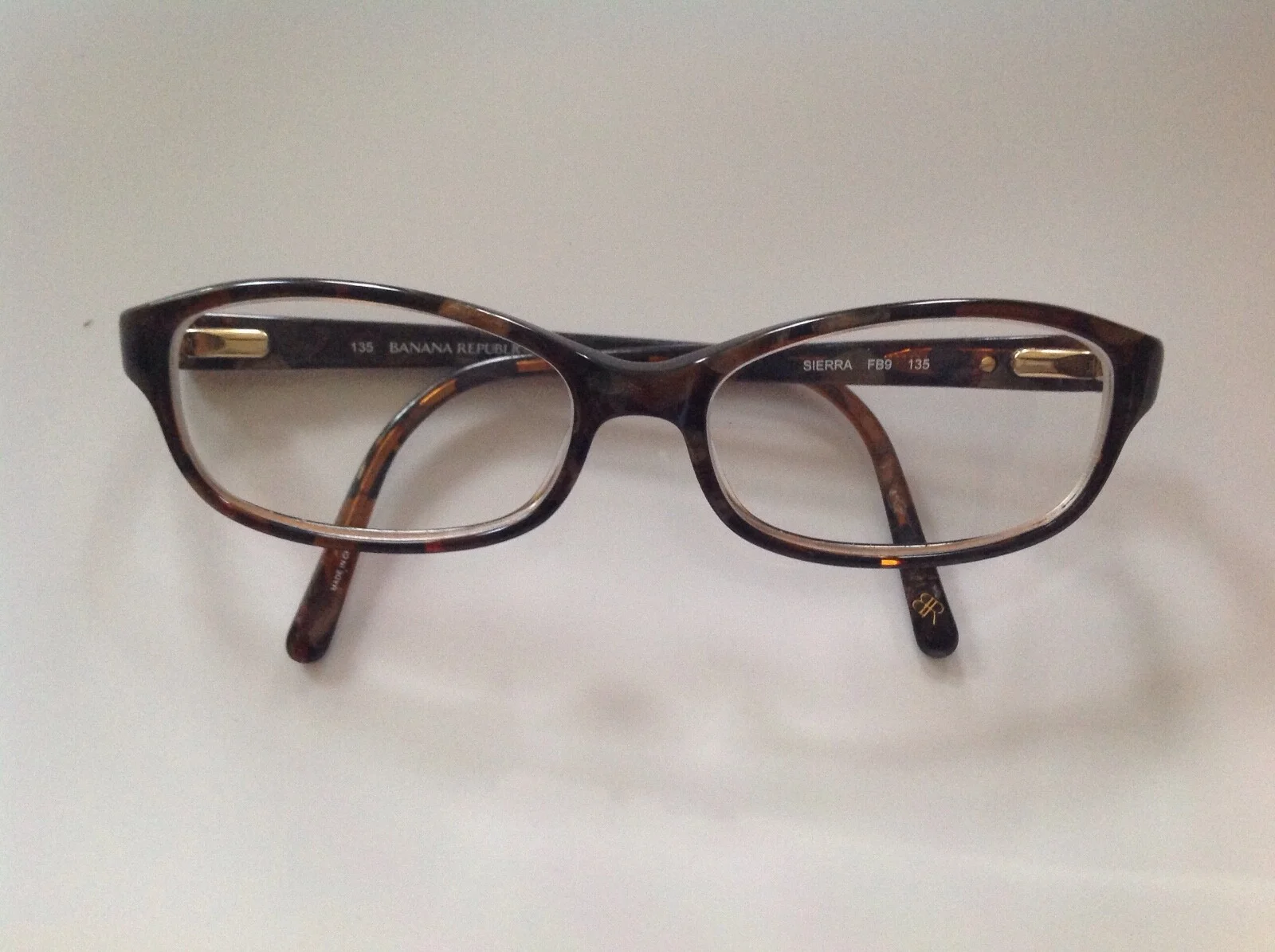 Banana Republic Sierra Marble Brown Amber Eyeglass Frames Rx Glasses FB9 135 2