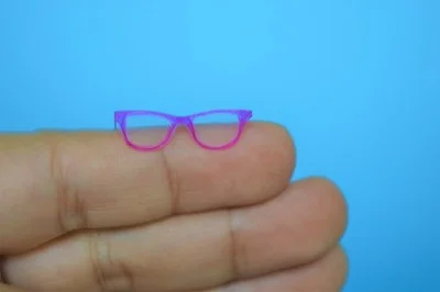 Barbie Doll Eyeglasses Glasses Pink Color Doll Accessory Handmade 3