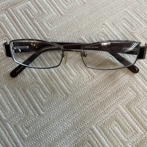 BARON Cute 5155 Brown Circle 51 16 138 Rectangular Eyeglasses Frames