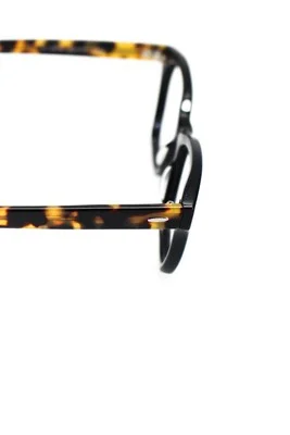 Barton Perreira Womens Tortoise Shell Printed Square Lens Brown Glasses 145mm 3