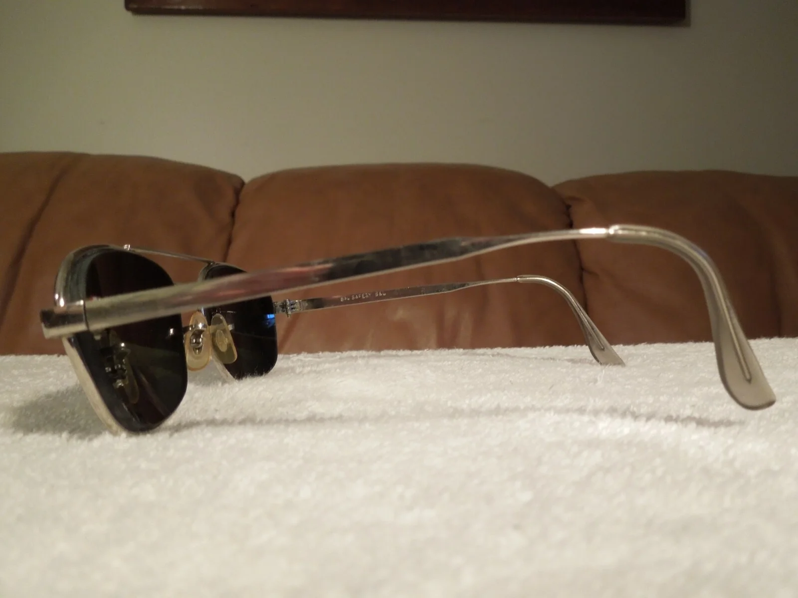 Bausch & Lomb 5 3/4 Safety Prescription Eyeglasses B&L Z87 20 / 52 + Case 3