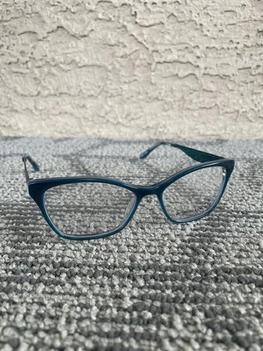 Bcbg BCBGMaxazria Eyeglasses Eye Glasses Frames Bexley Teal 51-15-135 Demo