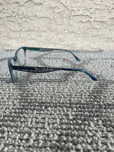 Bcbg BCBGMaxazria Eyeglasses Eye Glasses Frames Bexley Teal 51-15-135 Demo 4