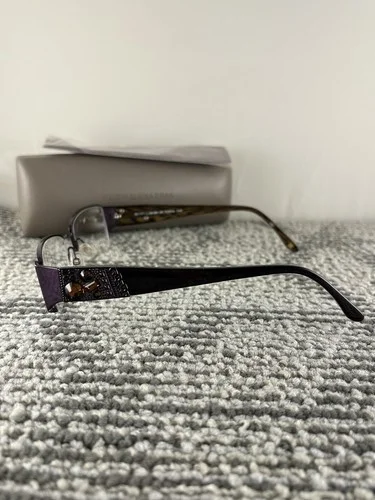 Bcbg Maxazria Eyeglasses Eye Glasses Frames Portia 52-17-130 Pur W/ Case 4
