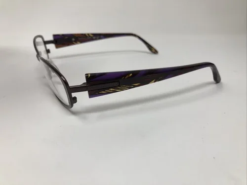 BCBG MAXAZRIA EYEGLASSES FRAME MAE BRO BROWN PURPLE 54-16-135 FULL RIM GQ73 2