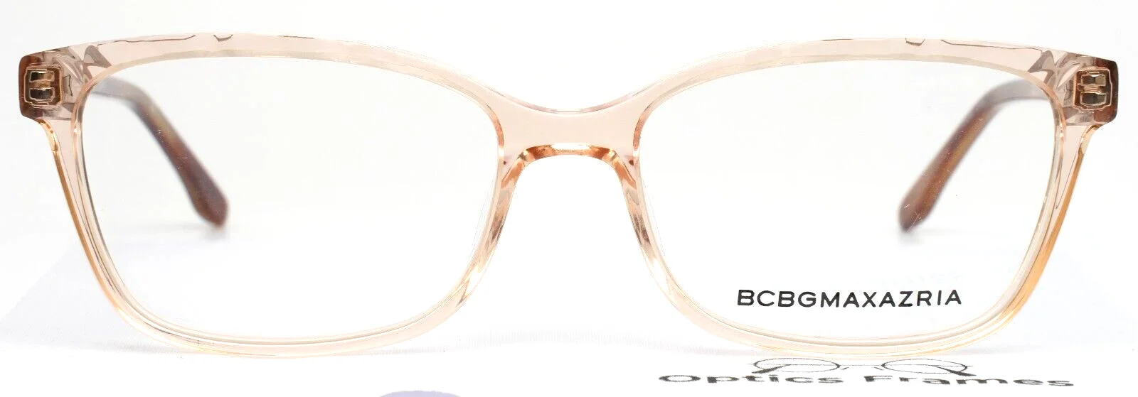 BCBG MAXAZRIA Nessa Blush Womens Rectangle Full Rim Eyeglasses 54-16-140 B:36 2