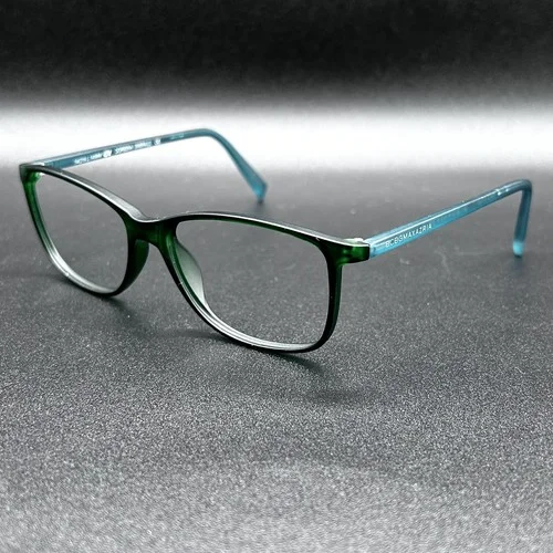 BCBGMAXAZRIA Doreena Eyeglasses Frame Emerald 2-Tone Italy 54-15-140 Used