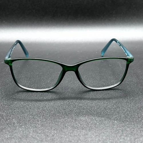 BCBGMAXAZRIA Doreena Eyeglasses Frame Emerald 2-Tone Italy 54-15-140 Used 2