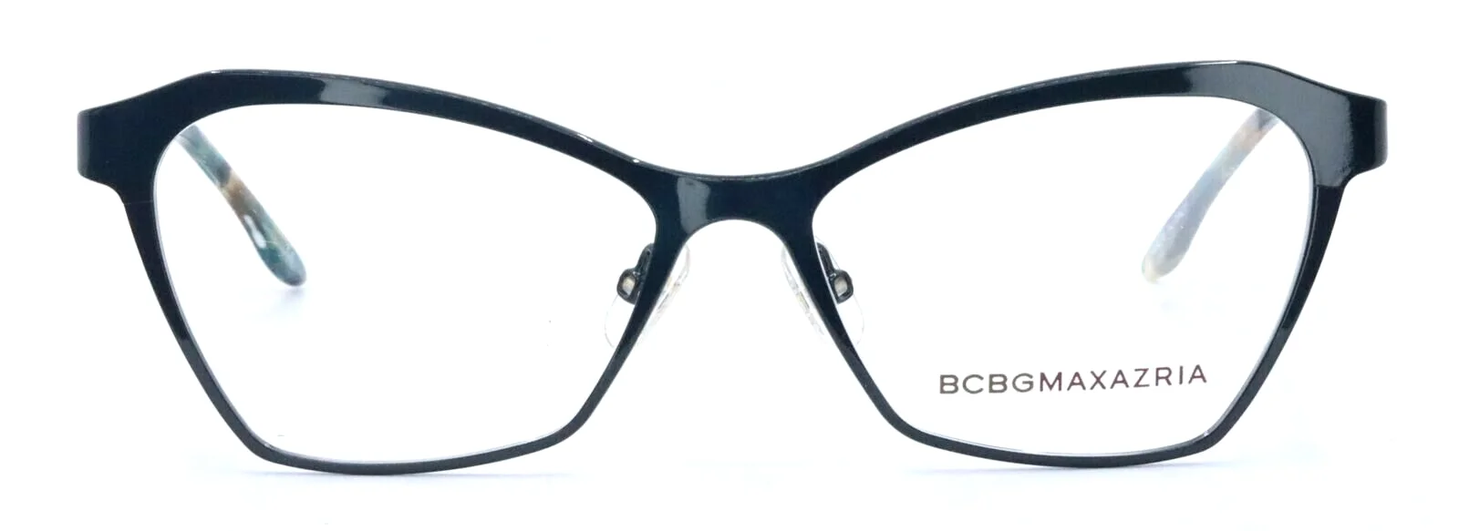 BCBGMAXAZRIA JAYA Teal Cat Eye Womens Full Rim Eyeglasses Frames 53-15-135 ITALY 2