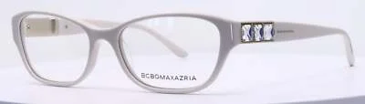 Bcbgmaxazria KASIA Almond White Cat Eye Womens Eyeglasses Frames 54-16-140