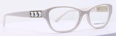 Bcbgmaxazria KASIA Almond White Cat Eye Womens Eyeglasses Frames 54-16-140 3