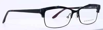 BCBGMAXAZRIA WENDA Black Rectangular Womens Full Rim Eyeglasses 52-15-140 3