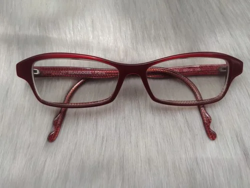 BEAUSOLEIL Paris Eyeglass Frames * Red Rectangle * 0353 371 * 52[]14-140 * Cute! 4