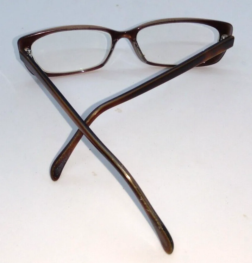 BEAUSOLEIL Paris VTG Eyeglass Frames 49 132 Hand Made France Brown 3