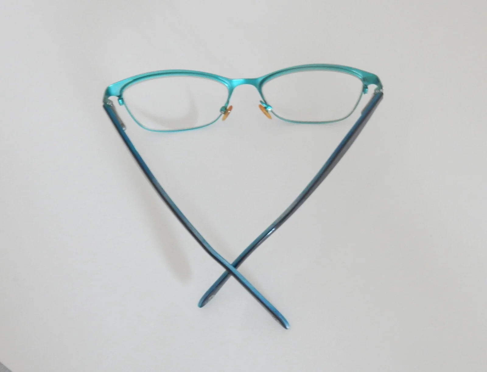Beautiful pair of Turquoise William Morris London Eyeglass Frames 9915 54x16 140 3